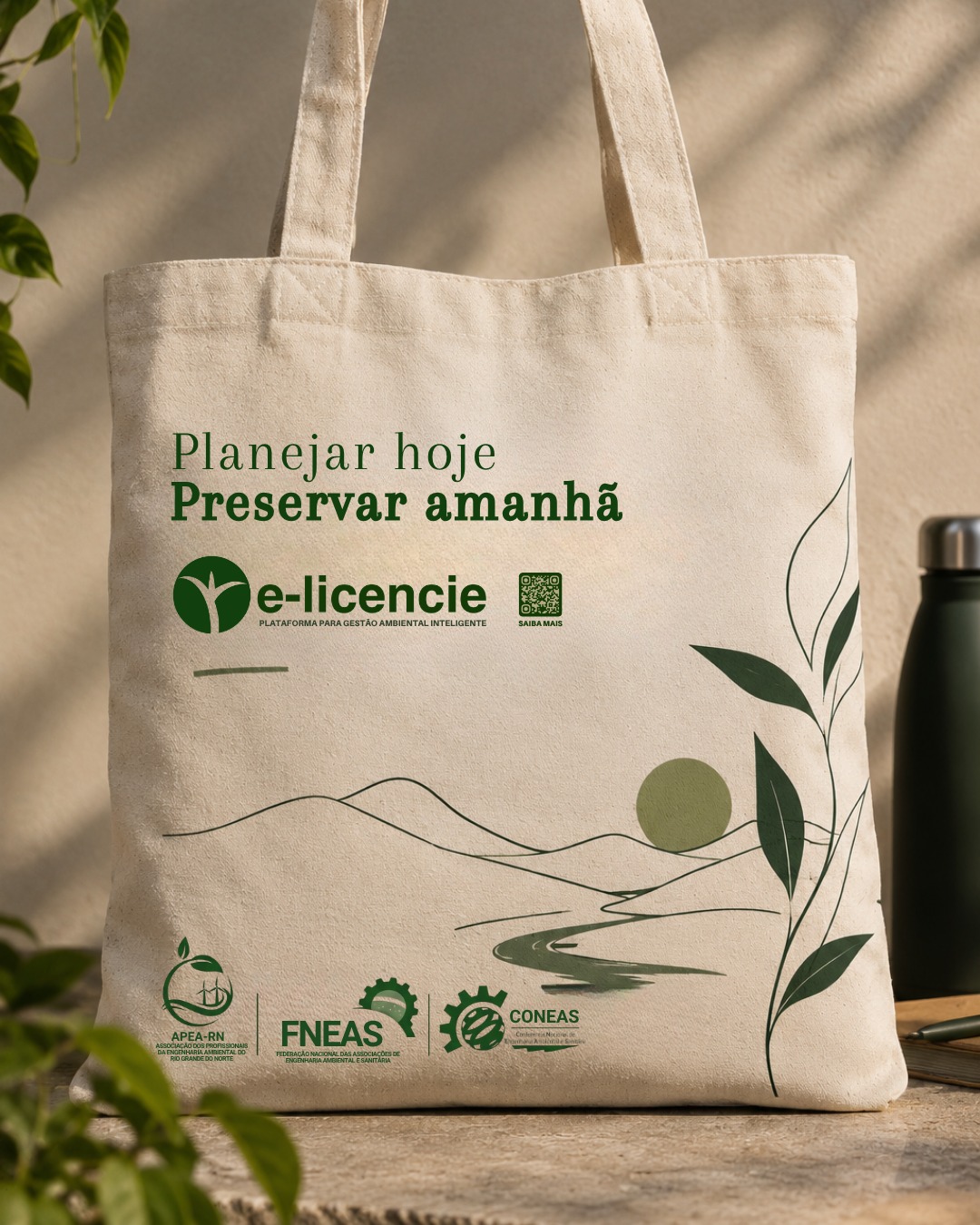 Ecobag Oficial CONEAS XIII fornecida pela e-licencie